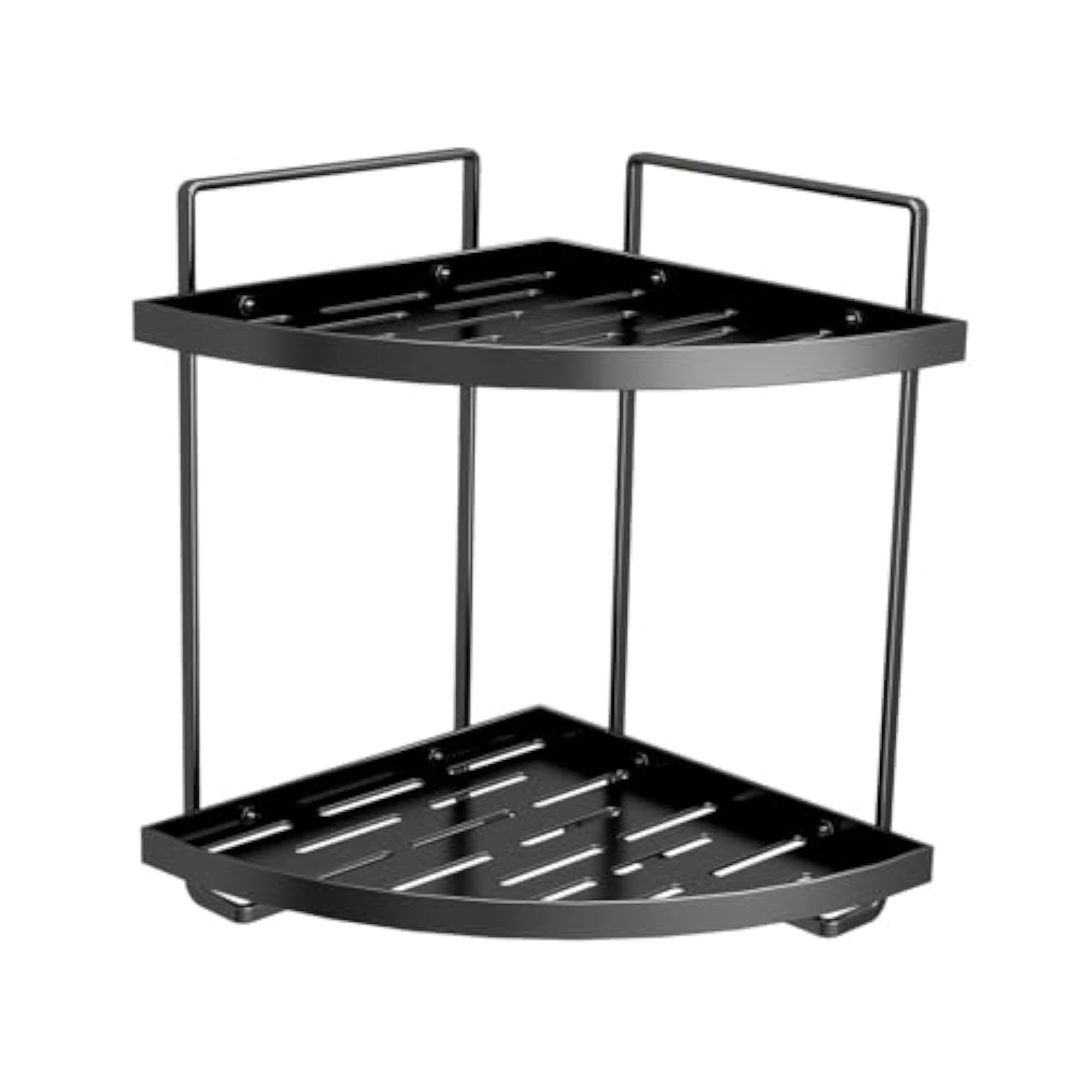 BNF® Corner Bathroom Organizer Shelf, Black